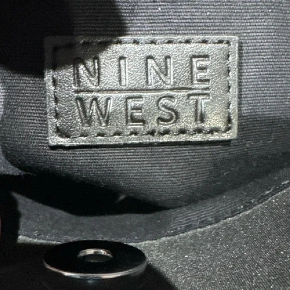 Nine West Genuine Leather & Nylon Mini Purse - Picture 7 of 10